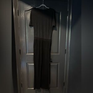 Monrow Charcoal Short Sleeve jumpsuit